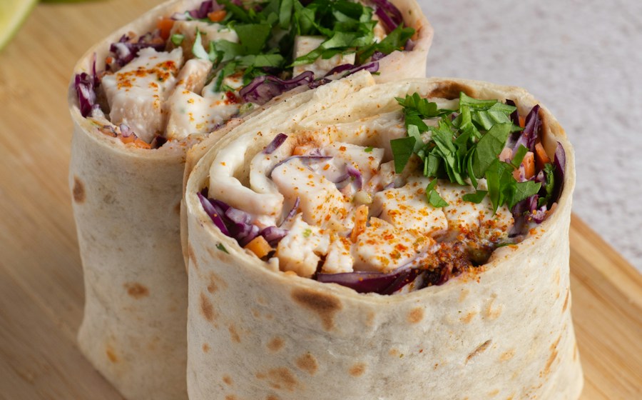 Chicken wrap healthy remake