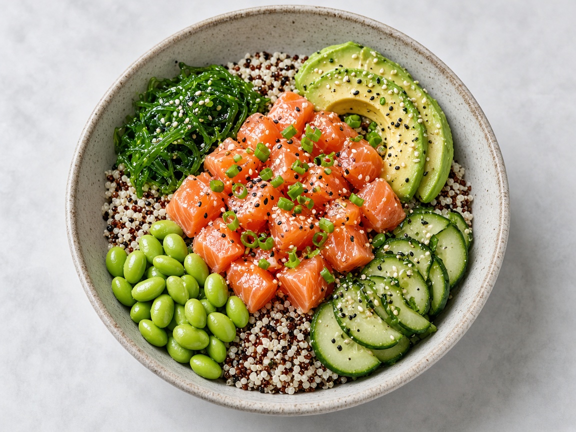 Salmon bowl healthy remake